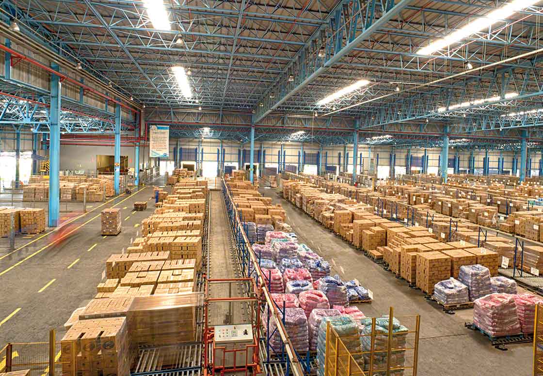 A unitização de mercadorias é uma estratégia destinada a otimizar o espaço de armazenagem