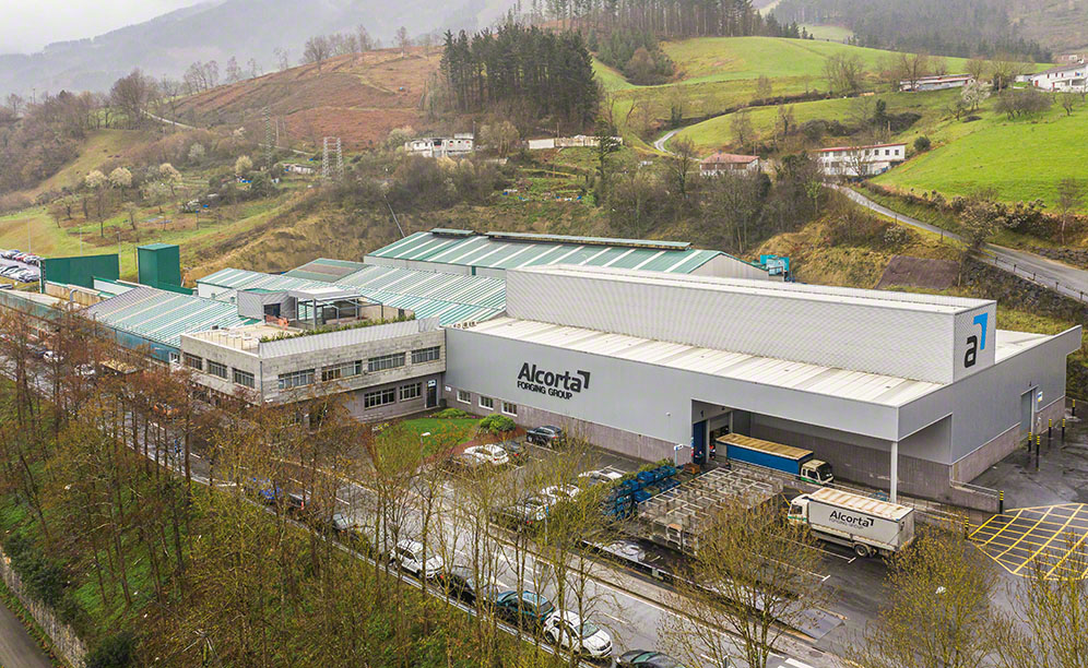 O armazém da Alcorta Forging Group foi interligado às linhas de produção