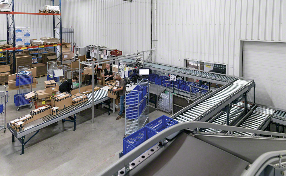 A Algam automatiza a área de consolidação de pedidos de seu armazém